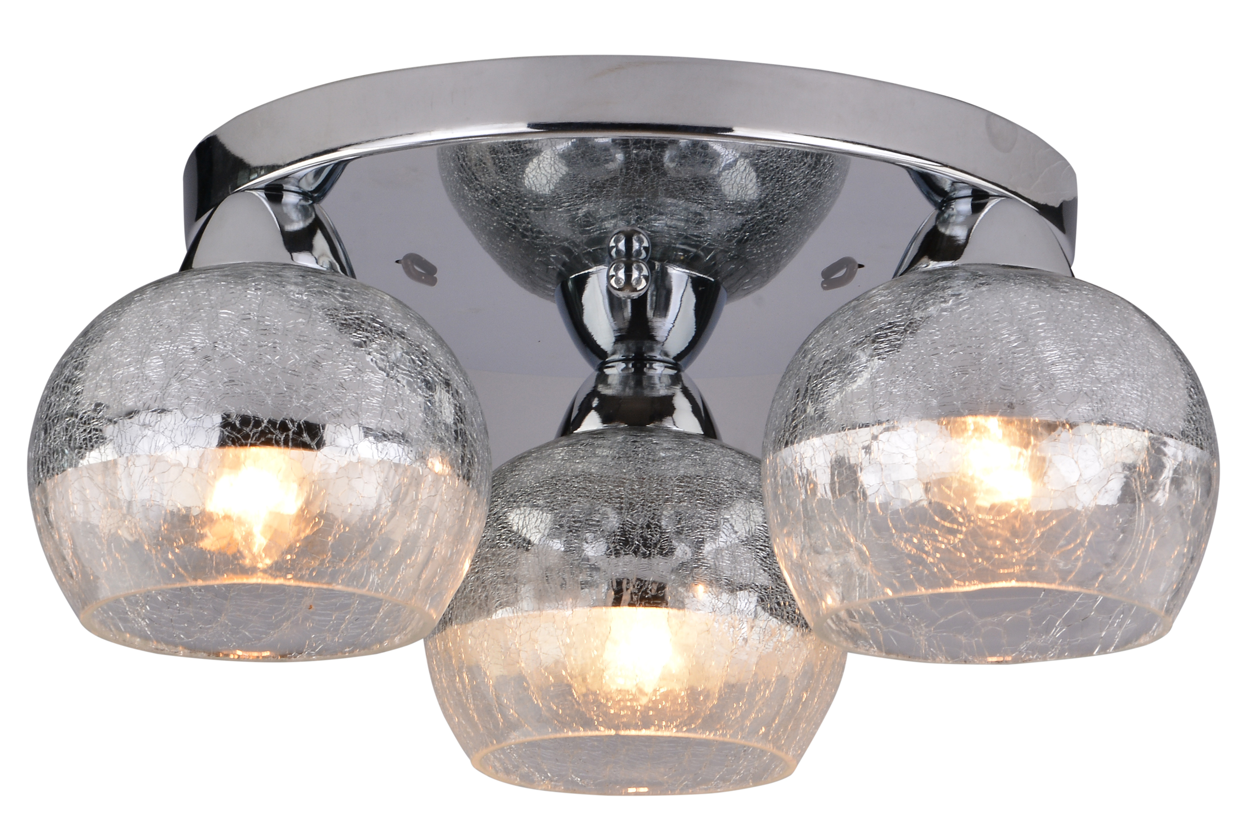 CROMINA LAMPA SUFITOWA PLAFON OKRĄGŁY 3X60W E27 CHROM Sklep