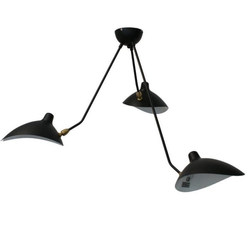 Lampa wisząca CRANE-3P czarna