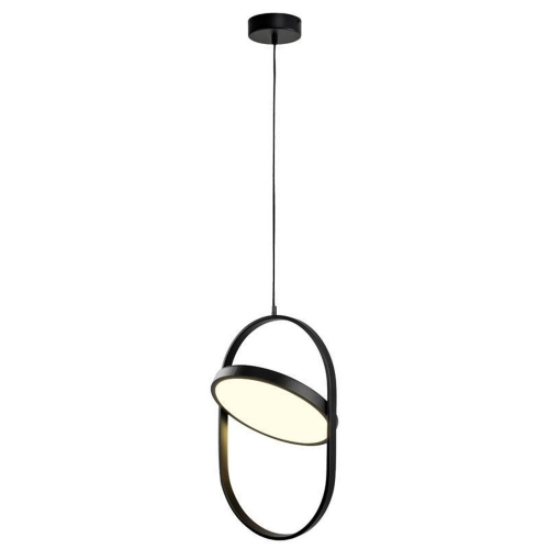 Lampa wisząca ELIPSE L LED czarna 65 cm