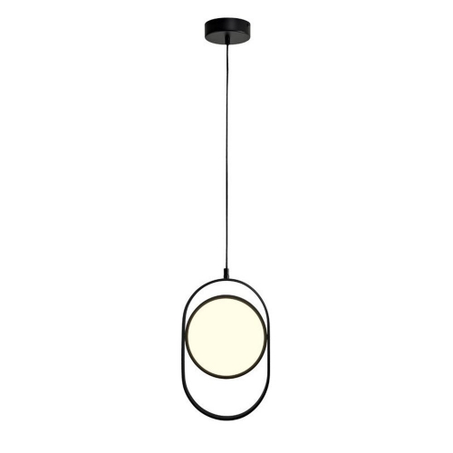 Lampa wisząca ELIPSE L LED czarna 65 cm