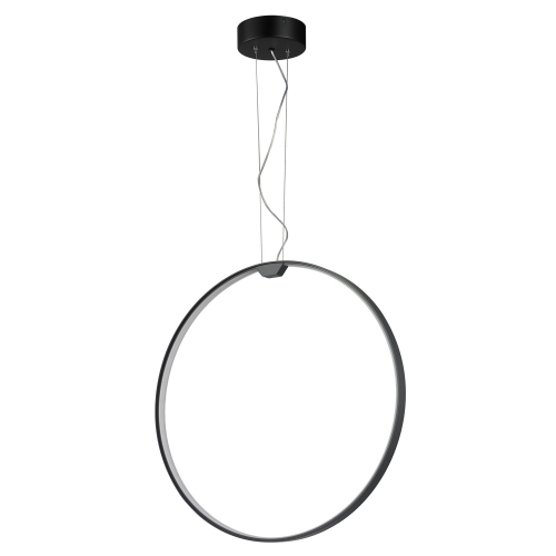 Lampa wisząca ACIRCULO led czarna 60 cm