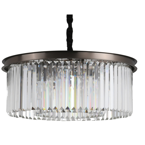 Lampa wisząca SPARKLE ROUND antracyt 60 cm