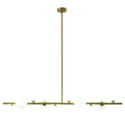 Lampa wisząca MILKY DROP złota 120 cm