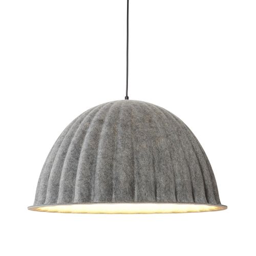 Lampa wisząca FELT filc szary 55 cm