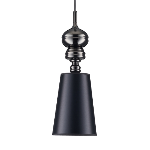 Lampa wisząca QUEEN-1 czarna 18 cm