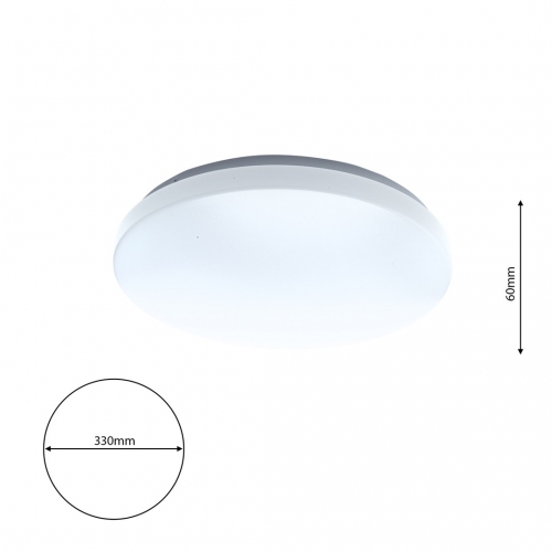 PLAFON TROY 13W LED ø330mm