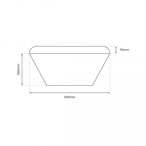 Plafon NEMO BLACK 17W LED