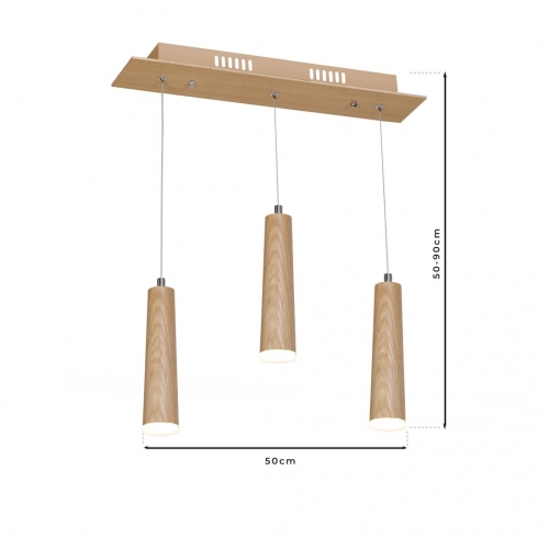 FSC 100% Lampa Wisząca STICK 15W LED