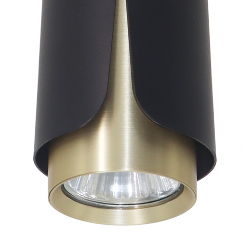 FLOWER BLACK GOLD DOWNLIGHT 1xGU10