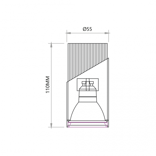 NEO BLACK GOLD DOWNLIGHT 1xGU10