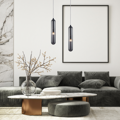 Lampa wisząca PAX BLACK 1xG9