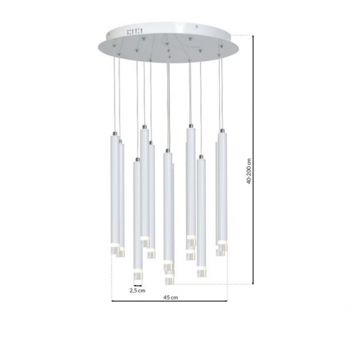 LAMPA WISZĄCA ALBA 12W LED