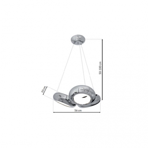 LAMPA WISZĄCA MERCURIO 36W LED