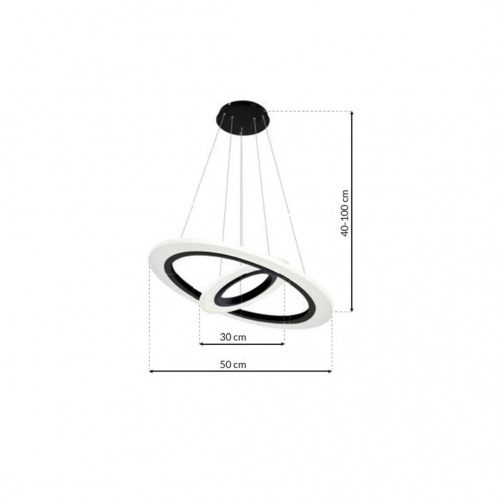 LAMPA WISZĄCA COSMO 36W LED