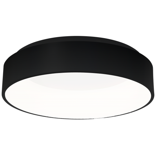 Plafon OHIO BLACK 24W LED Ø450mm