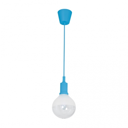 LAMPA WISZĄCA BUBBLE BLUE 5W E14 LED