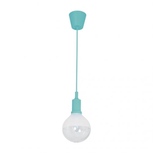 LAMPA WISZĄCA BUBBLE TURQUOISE 5W E14 LED