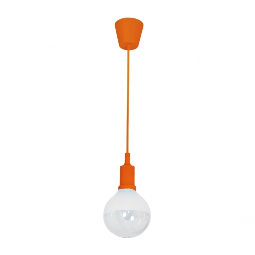 LAMPA WISZĄCA BUBBLE ORANGE 5W E14 LED