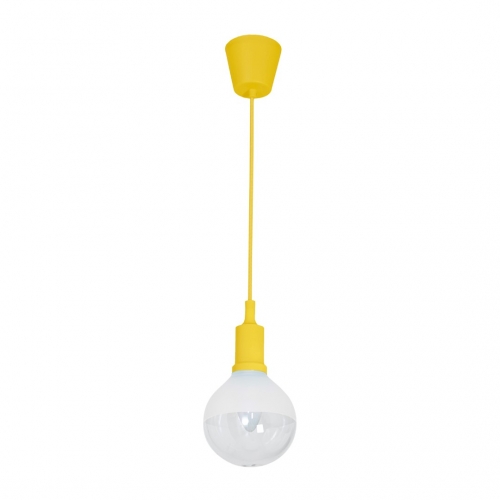 LAMPA WISZĄCA BUBBLE YELLOW 5W E14 LED