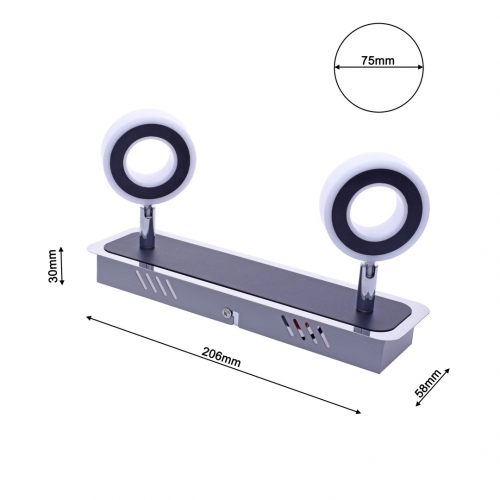 Lampa sufitowa SOLE 10W LED