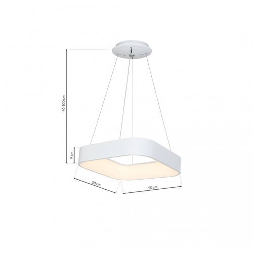 LAMPA WISZĄCA ASTRO WHITE 24W LED