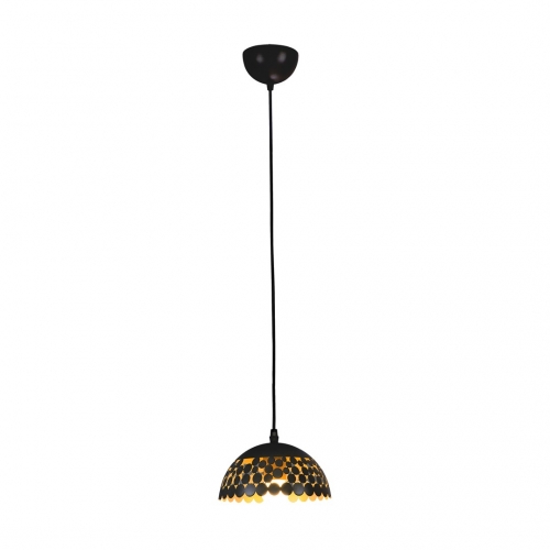 Lampa wisząca LISA BLACK 1xE27