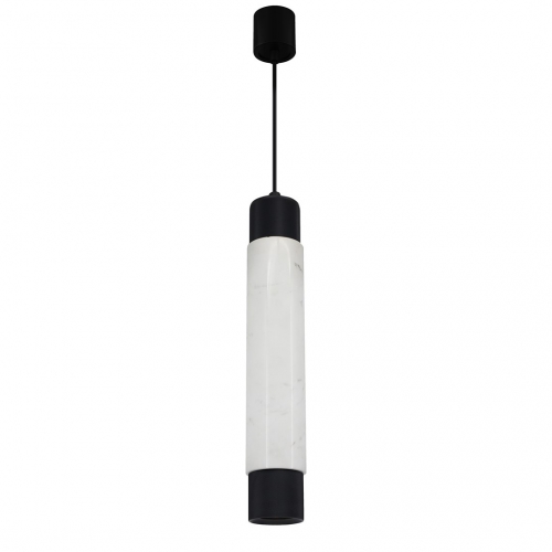 Lampa wisząca MARBLE WHITE/BLACK 1xGU10