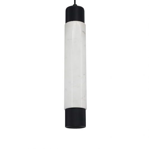 Lampa wisząca MARBLE WHITE/BLACK 1xGU10