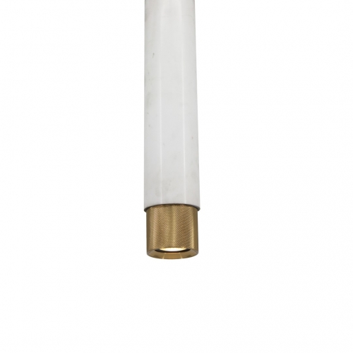 Lampa wisząca MARBLE WHITE/GOLD 1xGU10