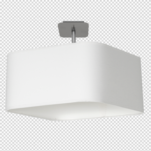 Lampa podsufitowa NAPOLI WHITE/CHROME 1xE27