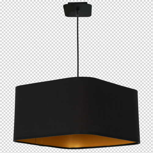 Lampa wisząca NAPOLI BLACK/GOLD 1xE27