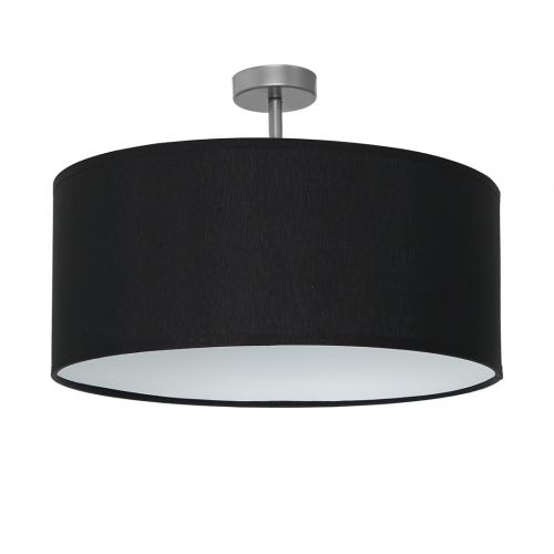 Lampa podsufitowa CASINO BLACK/CHROME 1xE27