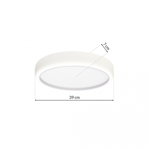 Plafon GEA WHITE 36W LED Ø390 mm