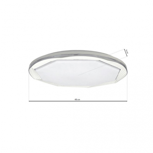 Plafon OPTIMA 52W LED Ø480 mm