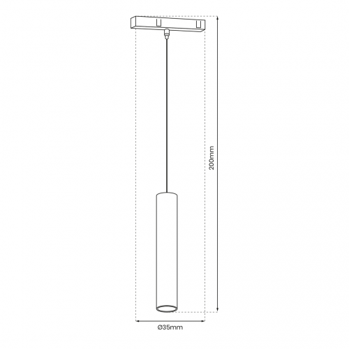 MAGNETIC TRACK 7W LED