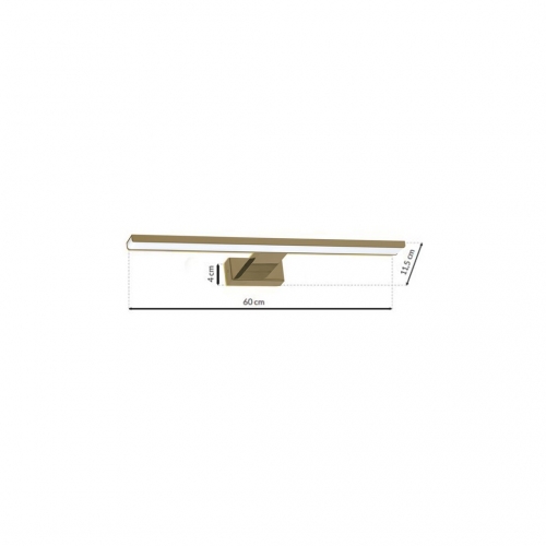 Kinkiet SHINE BRASS 60cm 13,8W LED