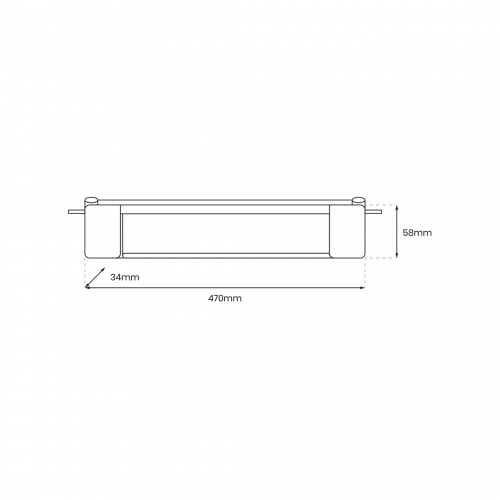 Oprawa track light OTIS BLACK 21W LED