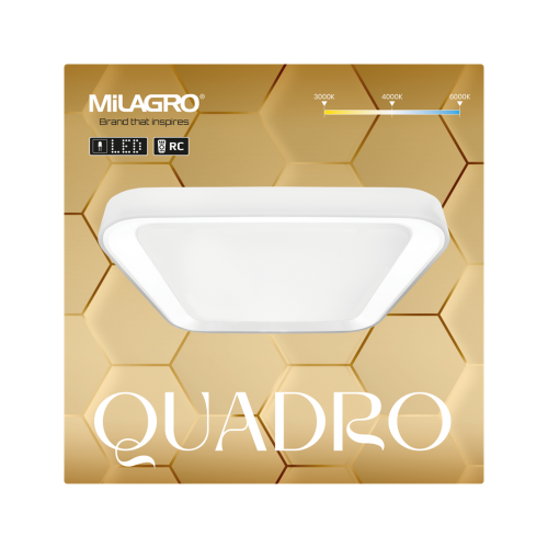 Plafon QUADRO WHITE 66W