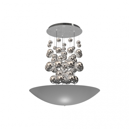 LAMPA WISZĄCA PERLA SILVER 42W LED