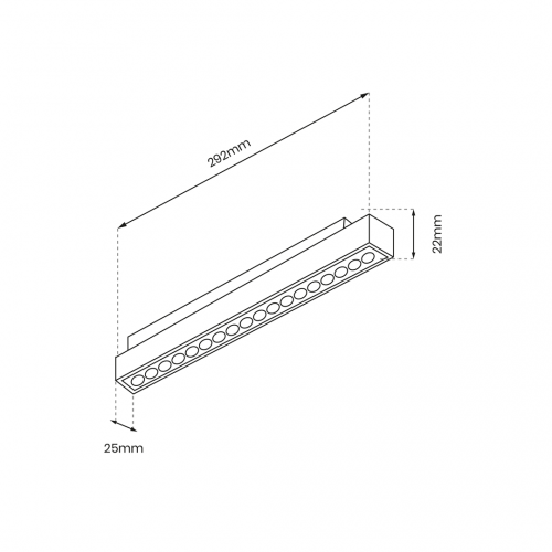 MAGNETIC TRACK 18W 4000K