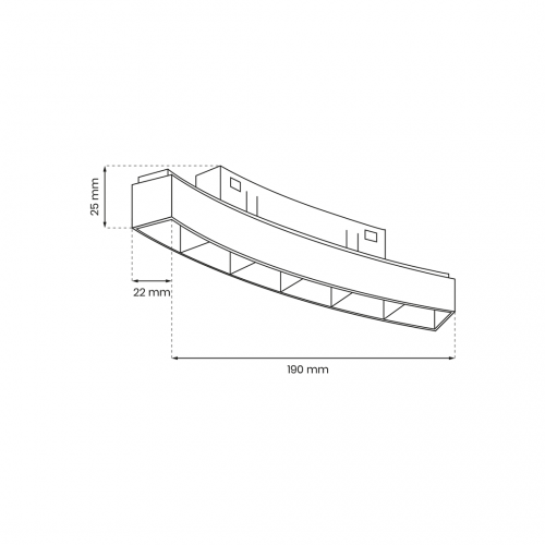 ROUND MAGNETIC TRACK 6W 4000K do śr. 600mm