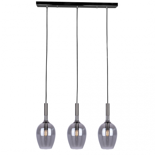 Lampa wisząca LUGANO SMOKED 3xE14