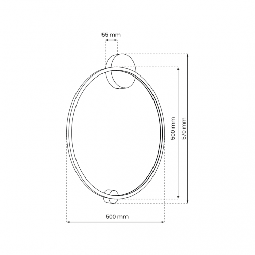 Lampa sufitowa Saturno Gold 25W LED