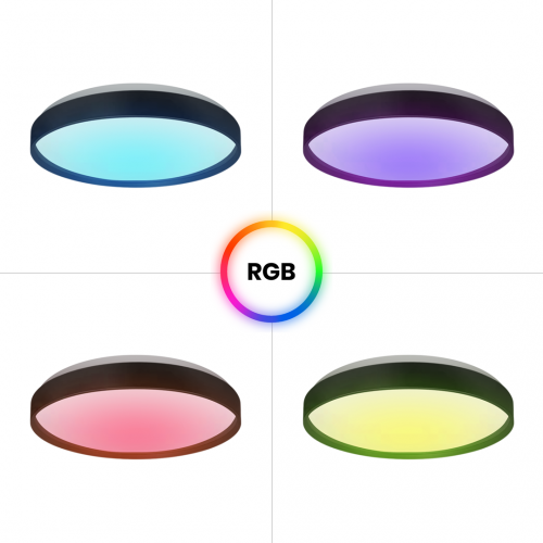 Plafoniera RINGO RGB 36W  Ø390 mm