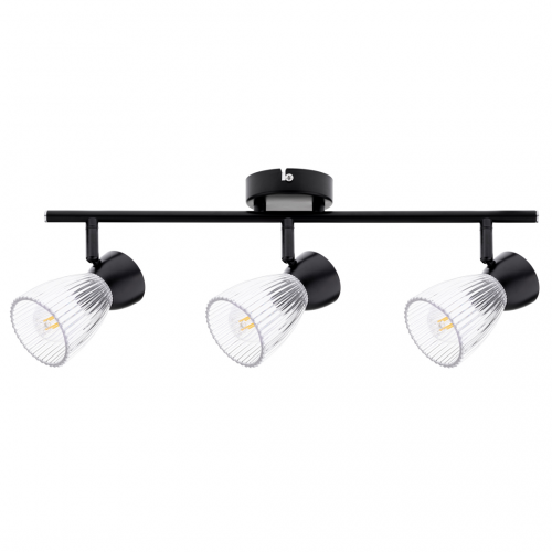 Lampa sufitowa BEST BLACK 3xE14