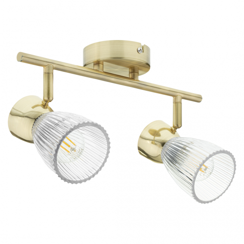 Lampa sufitowa BEST GOLD 2xE14