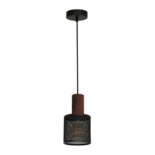 Lampa Wisząca ARES BLACK 1xE27