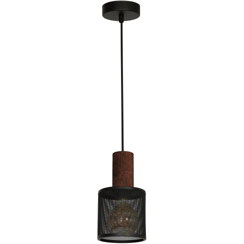 Lampa Wisząca ARES BLACK 1xE27