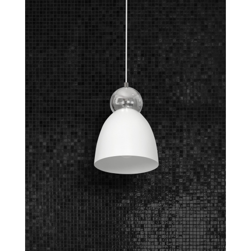 Lampa Wisząca TAURUS WHITE/CHROME 1xE27