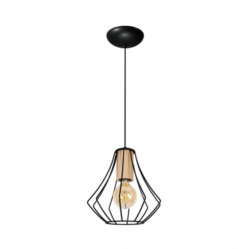 Lampa wisząca WILL BLACK 1XE27